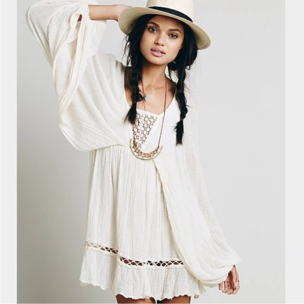 Jen's Pirate Booty x Free People • justine dress in cream sz XS